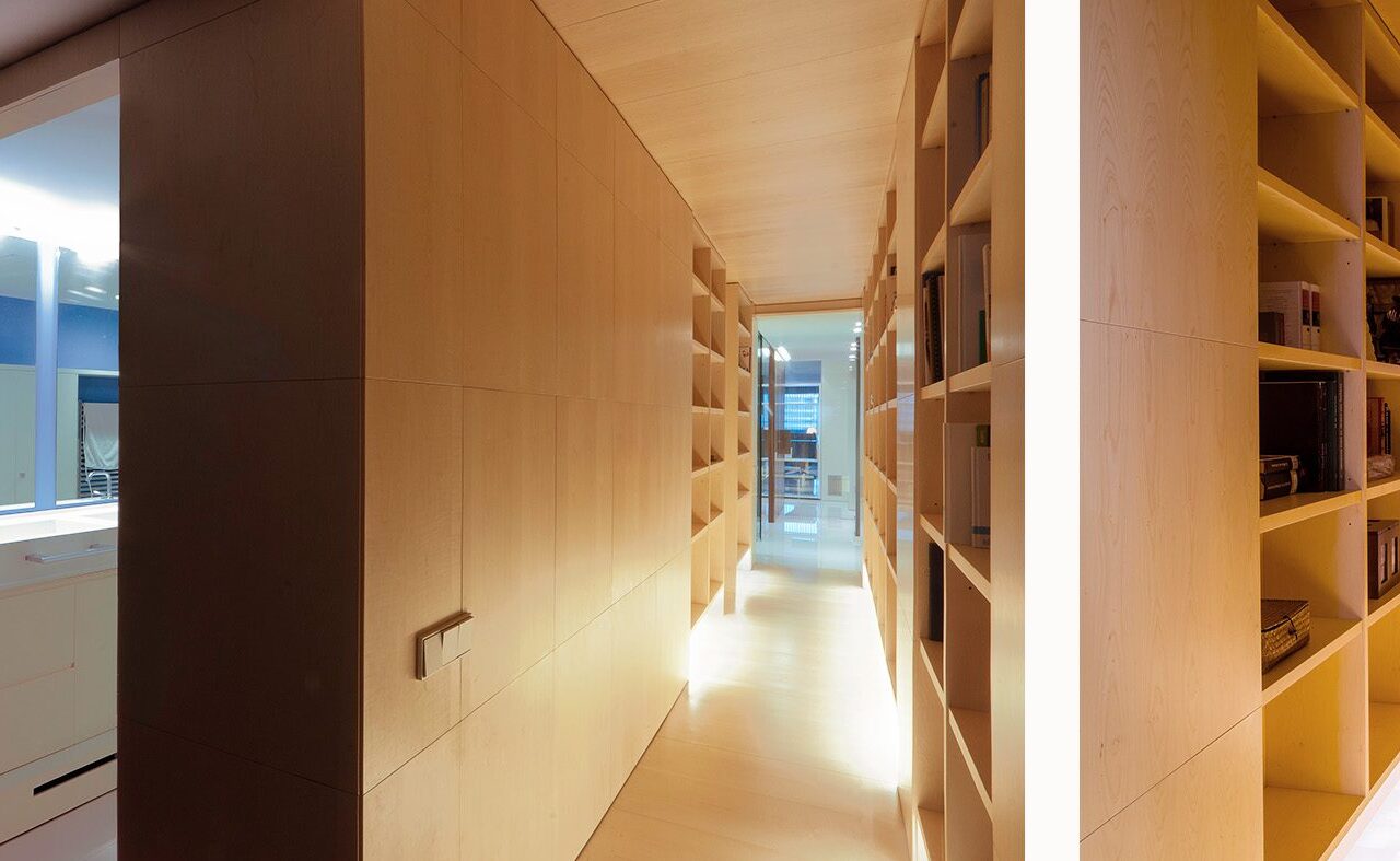 Diseño de interior de casa. Vivienda Jacinto Benavente 02